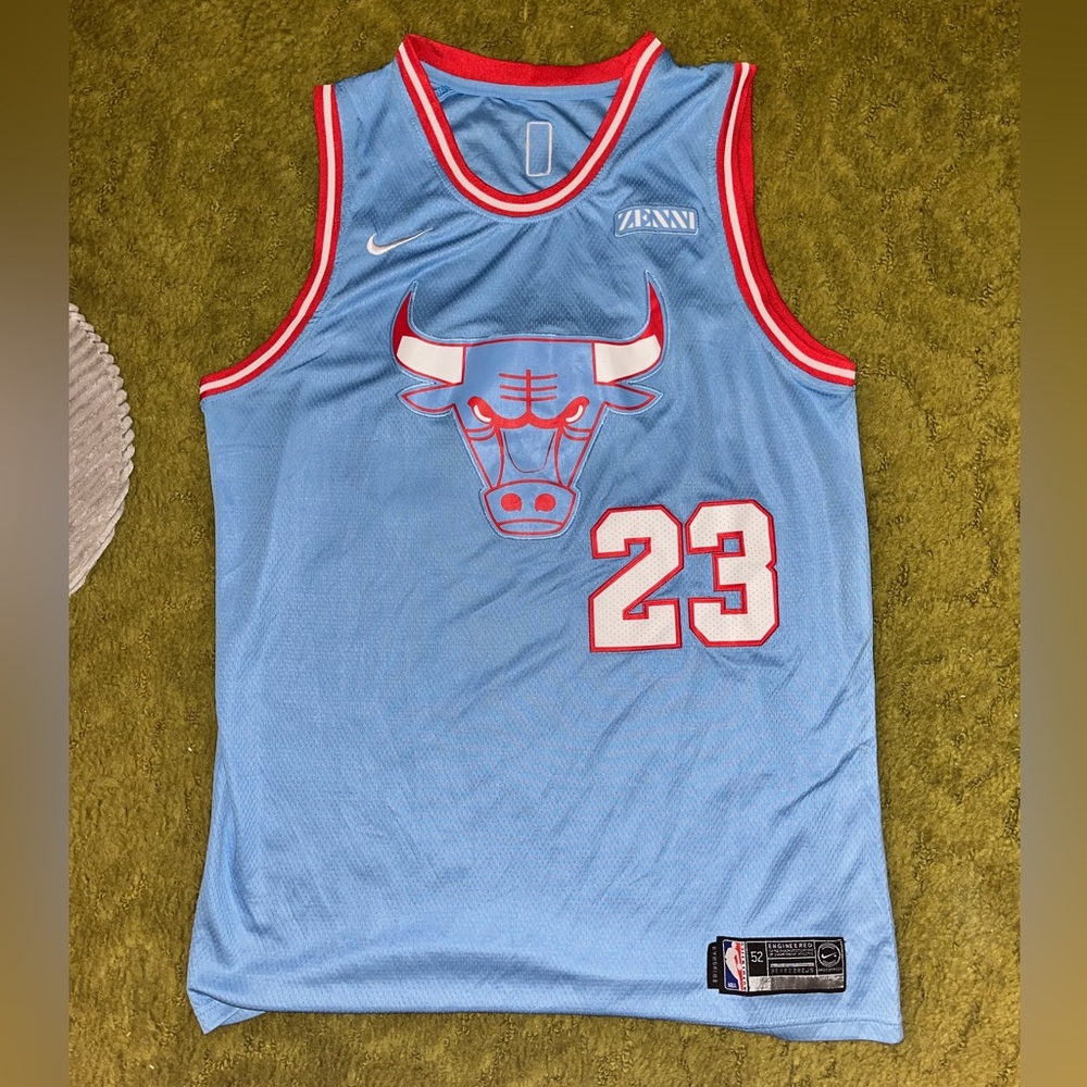 Michael Jordan Chicago Bulls Graphic Stitched Jersey